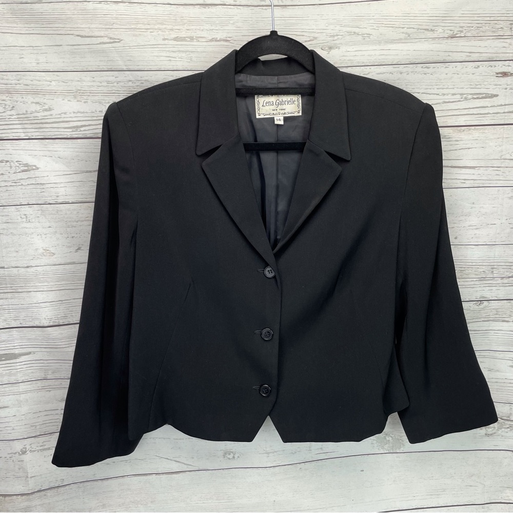🍁 Lena Gabrielle Lined Blazer Jacket Coat